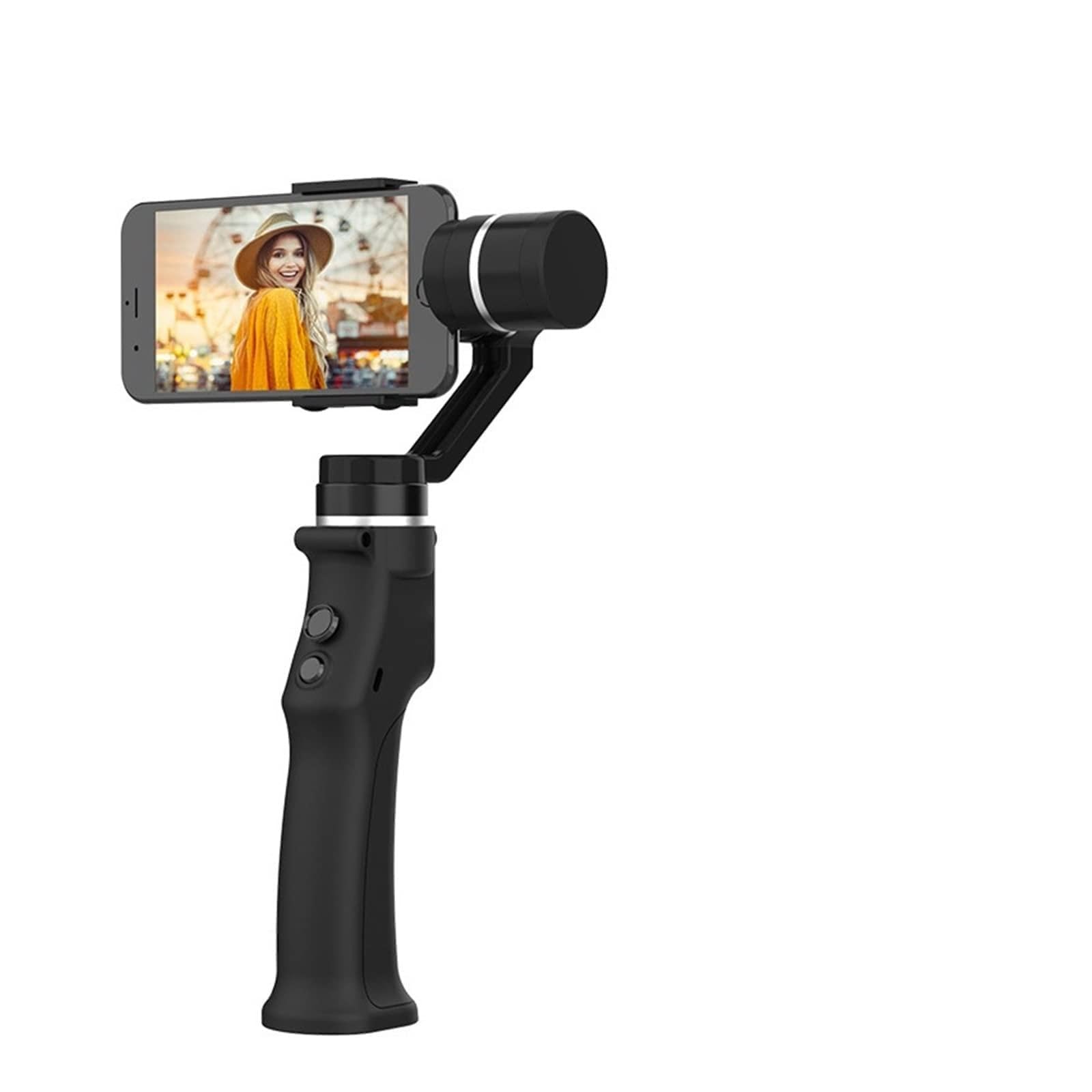 Estabilizador de cardán Mano 3 Ejes inalámbrico for teléfono Celular Gimbal Smartphone Trípode Grabación Video Transmisión en Vivo(with Bag)