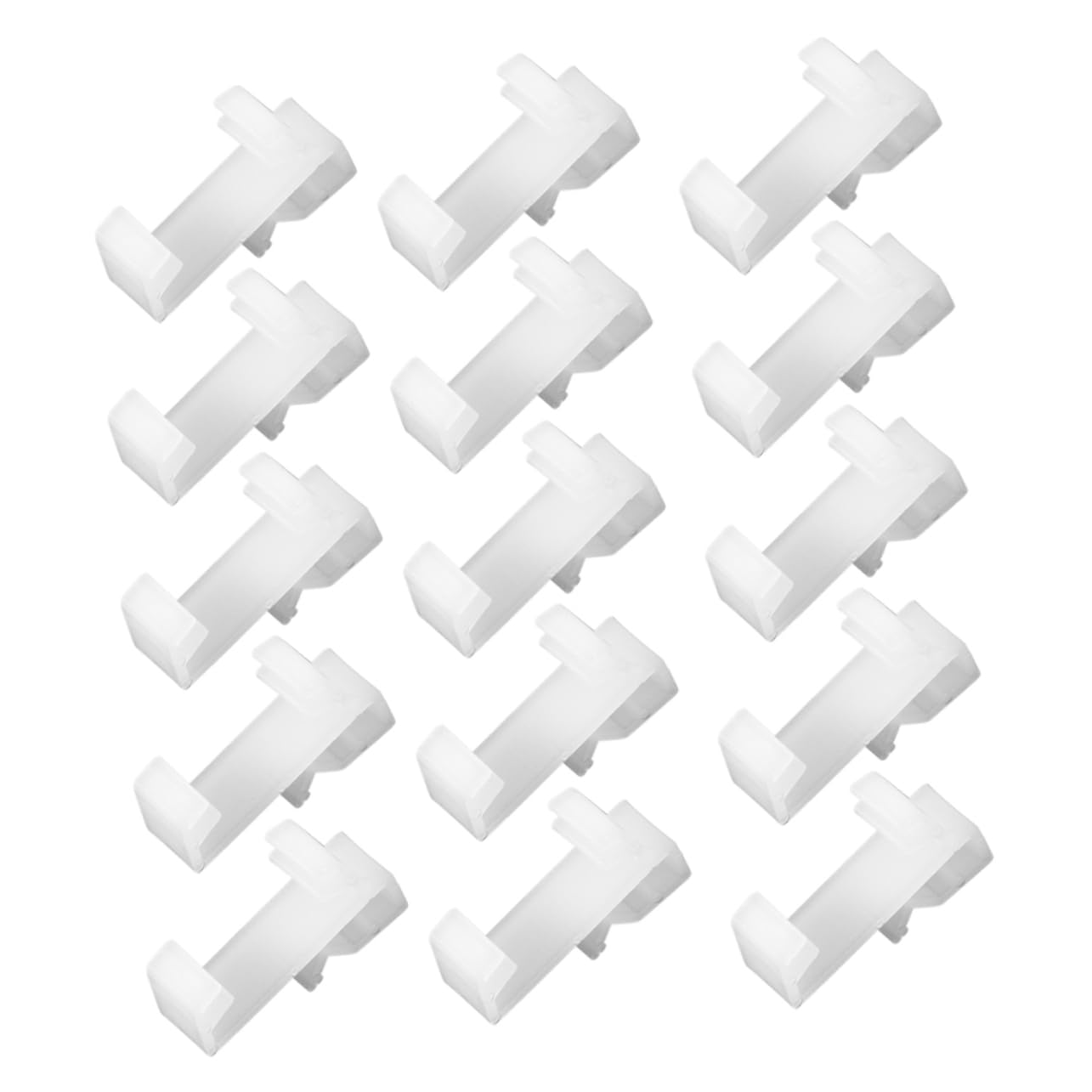 Cabilock 20pcs Plastic Blind Clips for Horizontal Window Blinds Valance Holder Retainer Accessories Easy Installation Design for Light Blocking and Enhanced Privacy