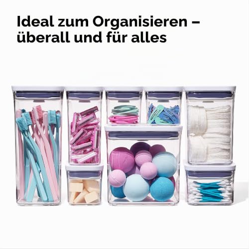 OXO 11235900 Good Grips Pop-Behälter-Set, 5-teilig, Kunststoff, weiß – Ansicht 5
