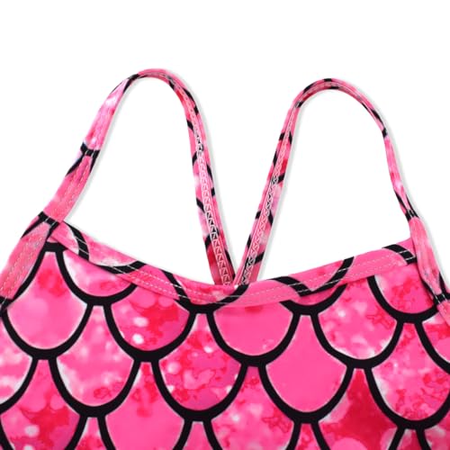 Image of BAYIMEE Girls One Pieces Swimsuit Cute Swimwear Bathing Suits 2-12 Years
