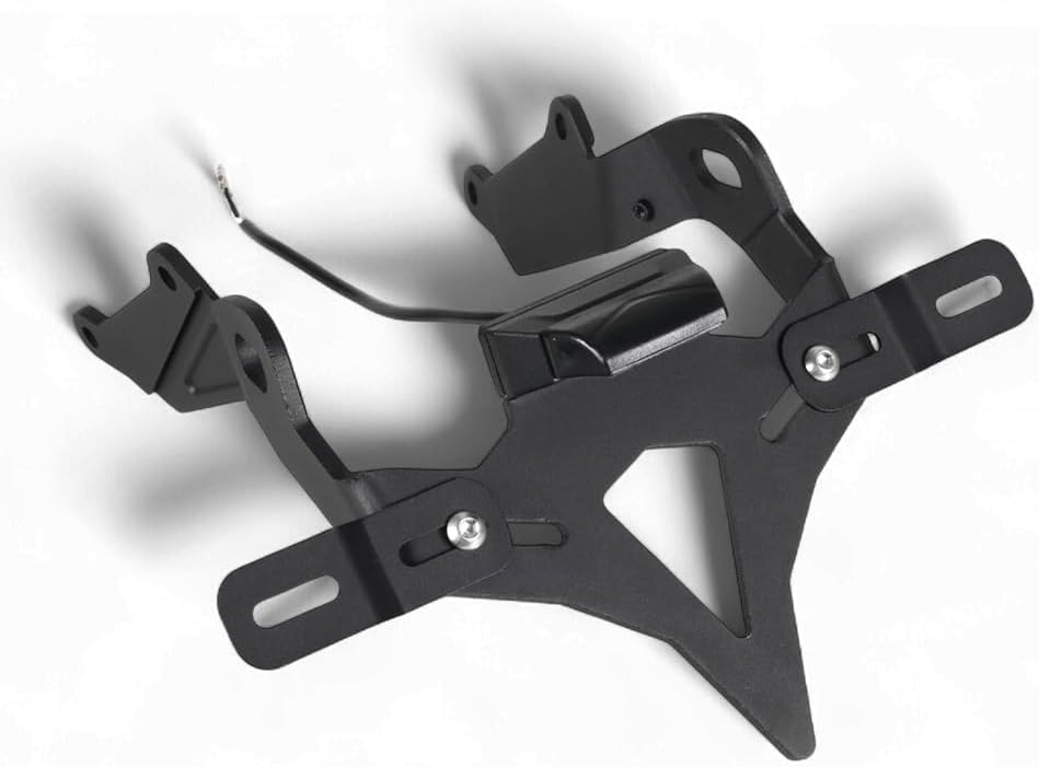 Motorcycle License Plate Holder Fender Eliminator Registration Bracket Aluminum Fit for HONDA CBR650R/CB650R 2021-2025 Fender Eliminator License Plate Holder/Tail Tidy Bracket For 650R LED