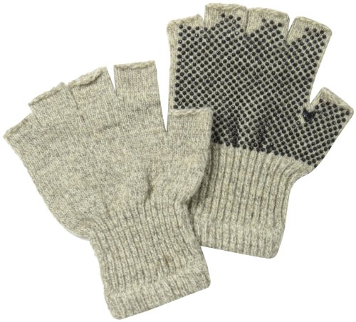 Fox River Fingerless Gripper Glove, Brown Tweed, Small