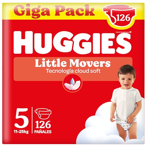 Huggies Ultra Comfort Pañal para bebé con Disney Talla 5 (11-25 kg), 3 packs x 42 pañales, Total 126 Pañales