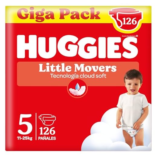 Huggies Ultra Comfort Pañal para bebé con Disney Talla 5 (11-25 kg), 3 packs x 42 pañales, Total 126 Pañales