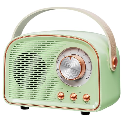 Aresrora Retro Bluetooth Speakers,Wireless Vintage...