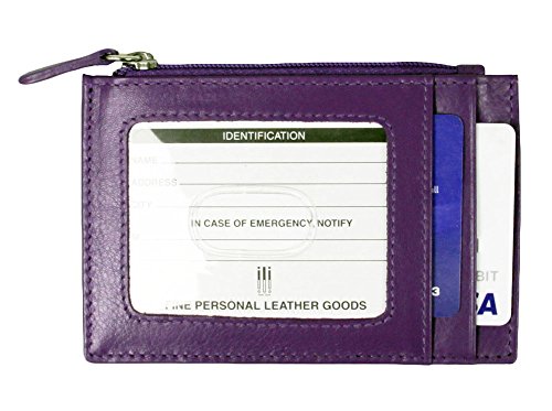 Purple Mini Zippered Wallet