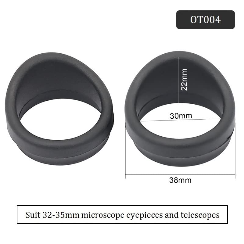 Copas de ojo para telescopio astronómico accesorios de microscopio estéreo gomas 2