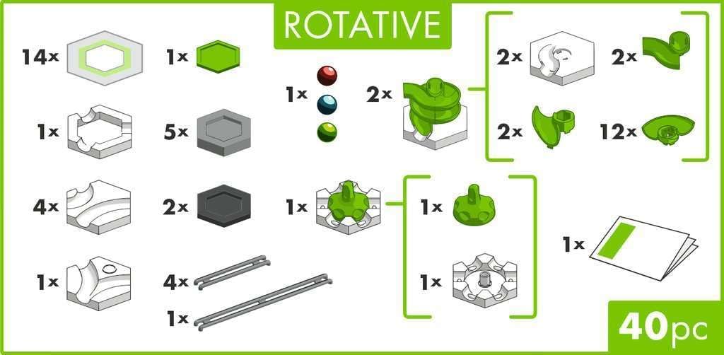 Ravensburger GraviTrax GO - Rotative Mini Starter Set | Easy Setup | Creative STEM Play | Ideal Gift for Kids 8+