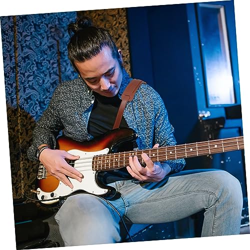 Sangle de guitare de vache Abaodam réglable pour basse lavable - 5