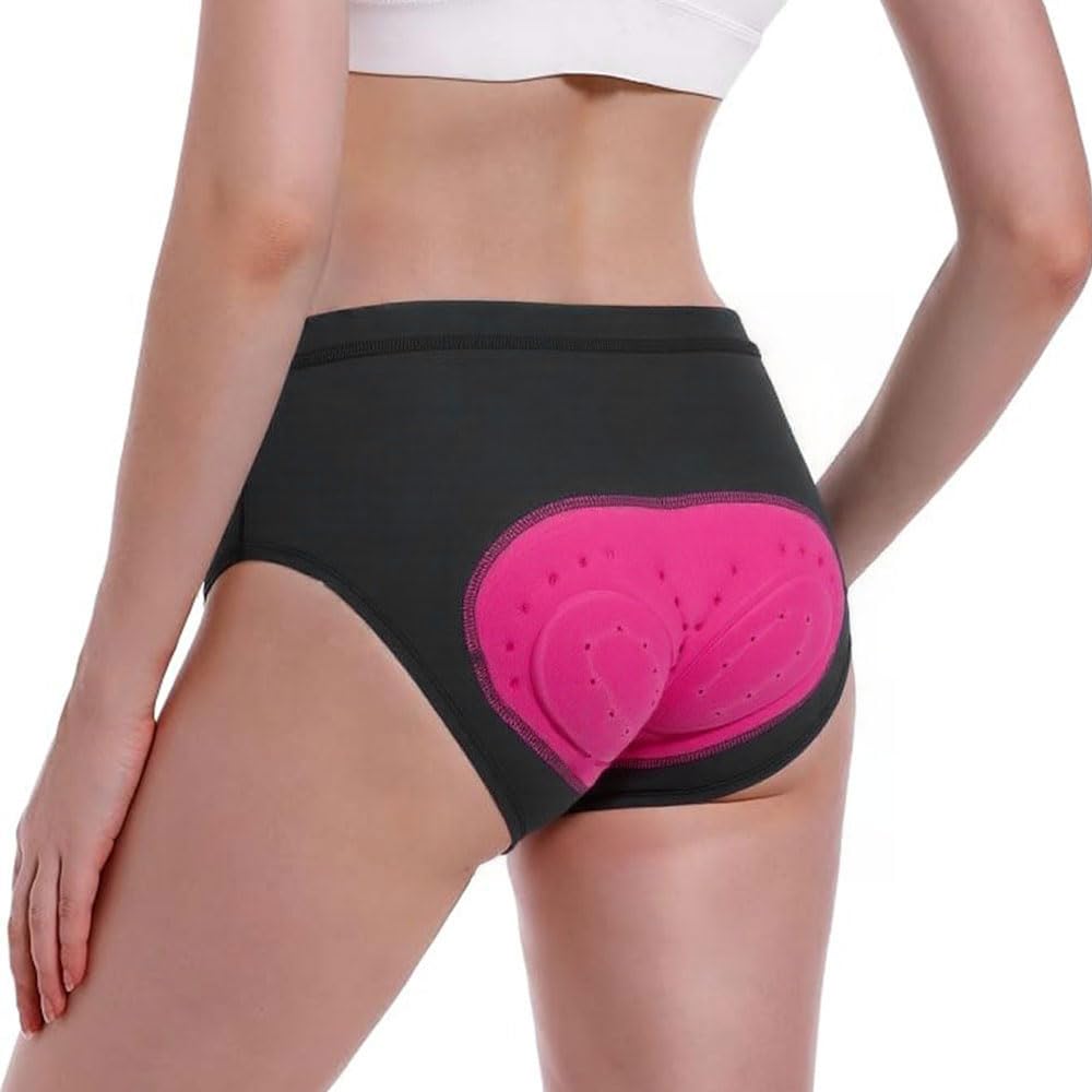 Pantaloncini Ciclismo Donna Imbottito in Silicone Leggero Slip Traspirante Intimo Multifunzione Slip Elasticizzati Abbigliamento Dinamico da Ciclismo
