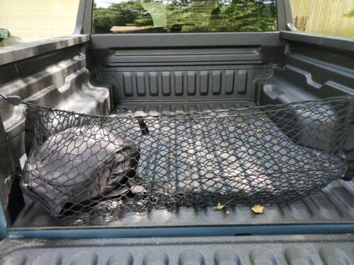 Eaccessories Ea Trunk Organizer Cargo Net For Ford Ranger 2019-2023 – Envelope Style Cargo Net For Pickup - Premium Mesh Elastic Car Trunk Organizer Vehicle Carrier Storage-Compatible With Ford Ranger #TOP5