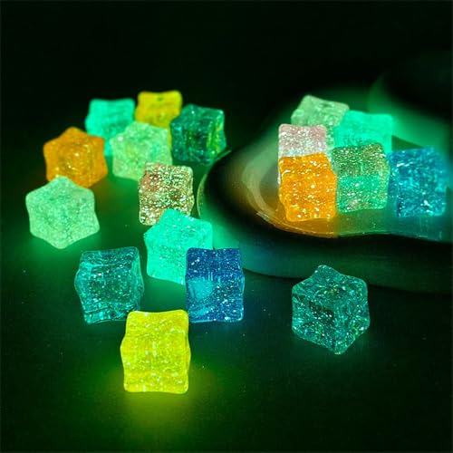 Glow Rocks for Garden, Outdoor Glow in The Dark Stones, 4.4LBs