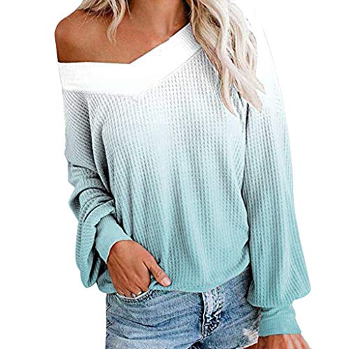 Womens V Neck Henley Shirts Pocket Ribbed Long Sleeve Button Down Tops Casual Loose Fit Tees