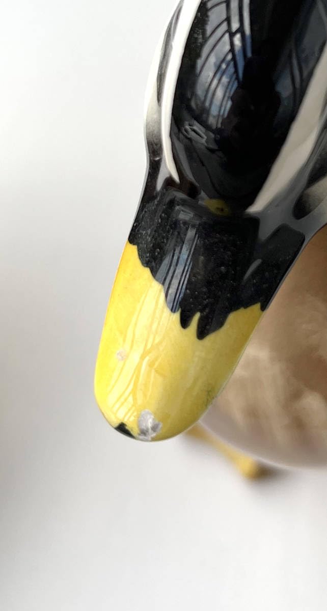 Amazon.co.jp: 加藤工芸 カルガモ ペア 陶器製 置物 オブジェ