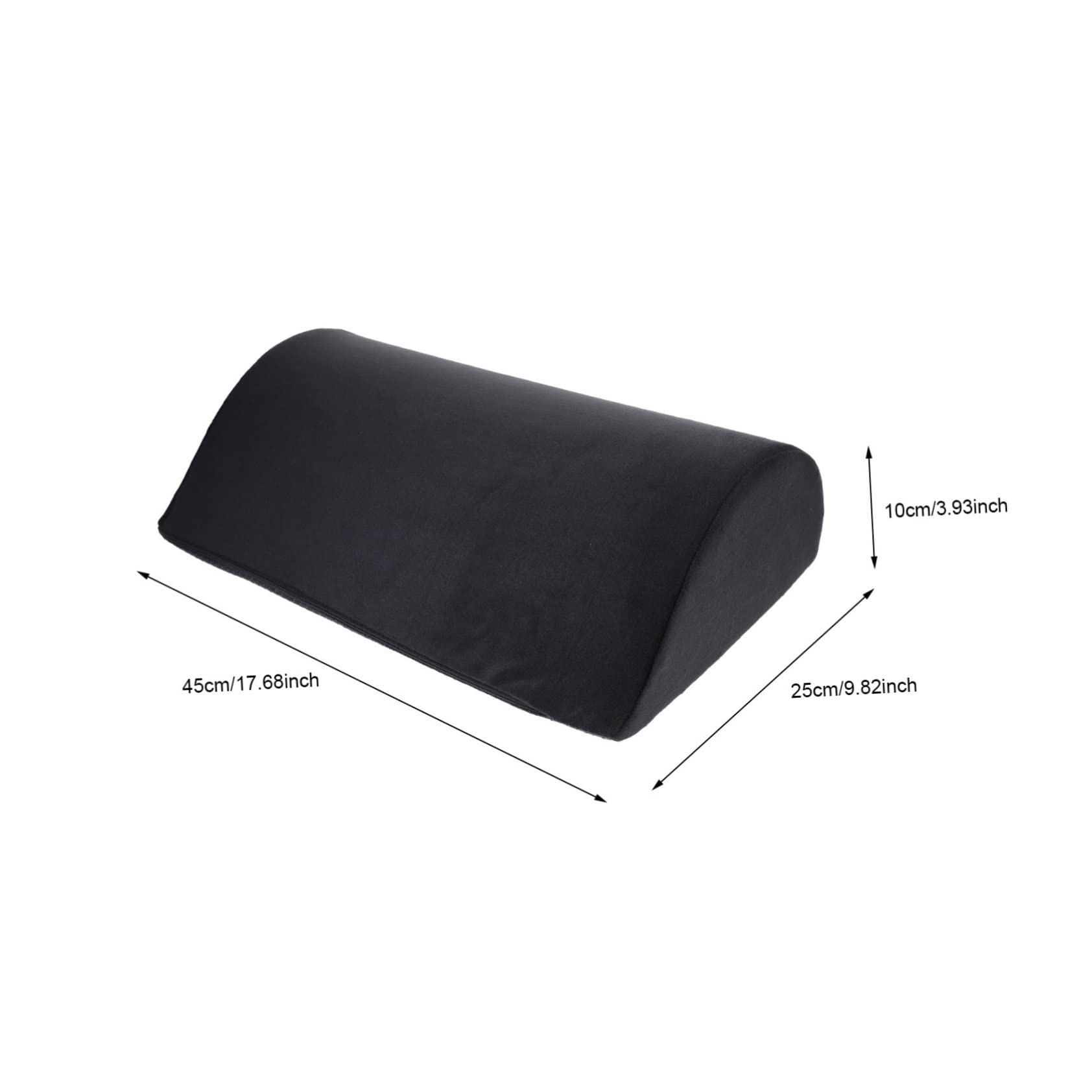 Healifty Knee Bolster Pillow Detachable Memory Leg Support Cushion for Back Sleepers Slope Shape Design for Lumbar Relief Portable and Lightweight Waist Support Pillow
