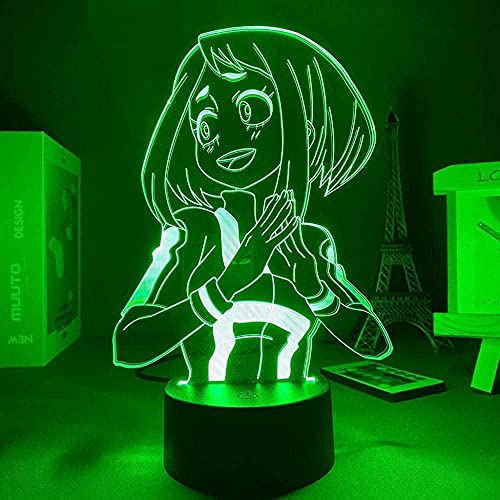 JYDNBGLS Anime led Nachtlampje Anime 16 Kleuren Remote Beste Verjaardag Kerst Anime Geschenken Anime Mijn Hero Academia… - Image 4