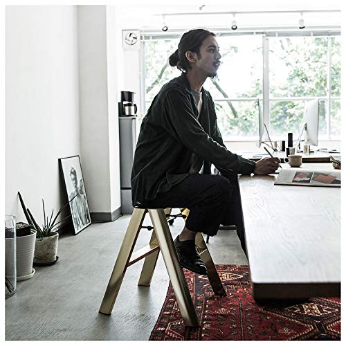 Hasegawa Ladders Lucano Step Stool Premium Edition 2 Step Gold - Image 4