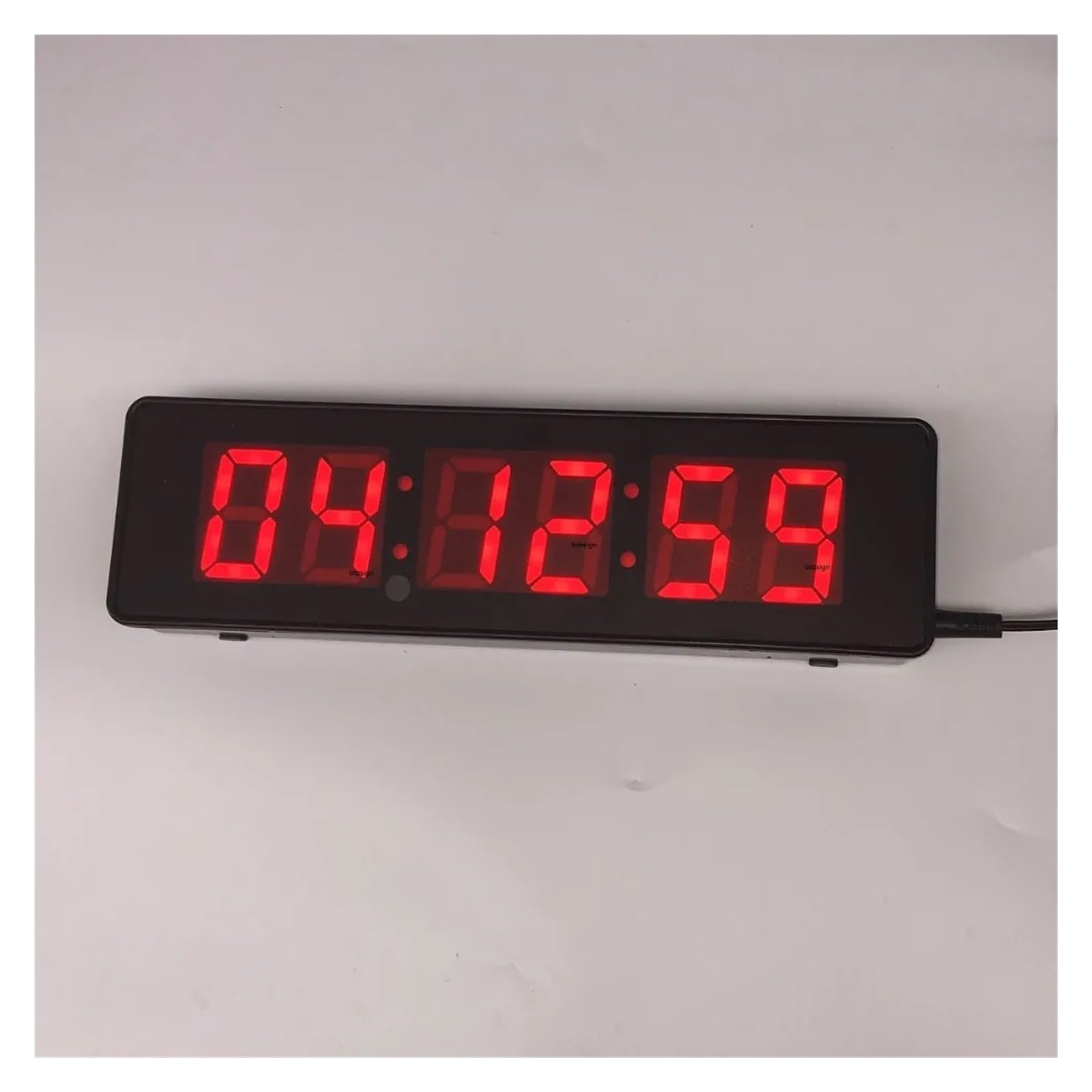 Timer Sport, Horloge Murale à 6 Chiffres de 2 Pouces, Compte à rebours LED for Jeux de Salle d'évasion avec télécommande et Boutons