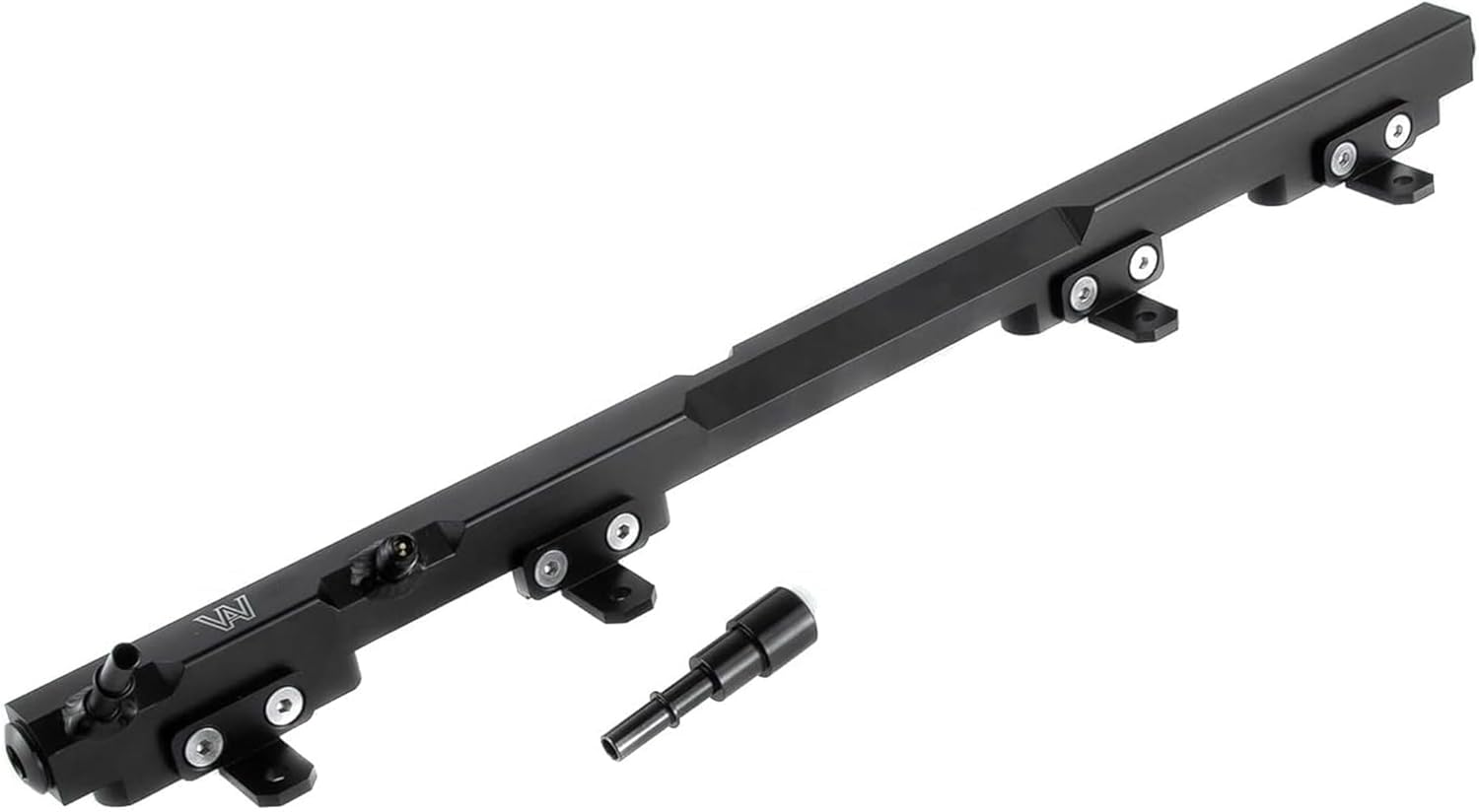 Billet Aluminum Performance Fuel Rail Black Compatible with 1997-2001 Jeep Wrangler TJ Cherokee 1995-2004 Grand Cherokee 4.0L L6 Engine