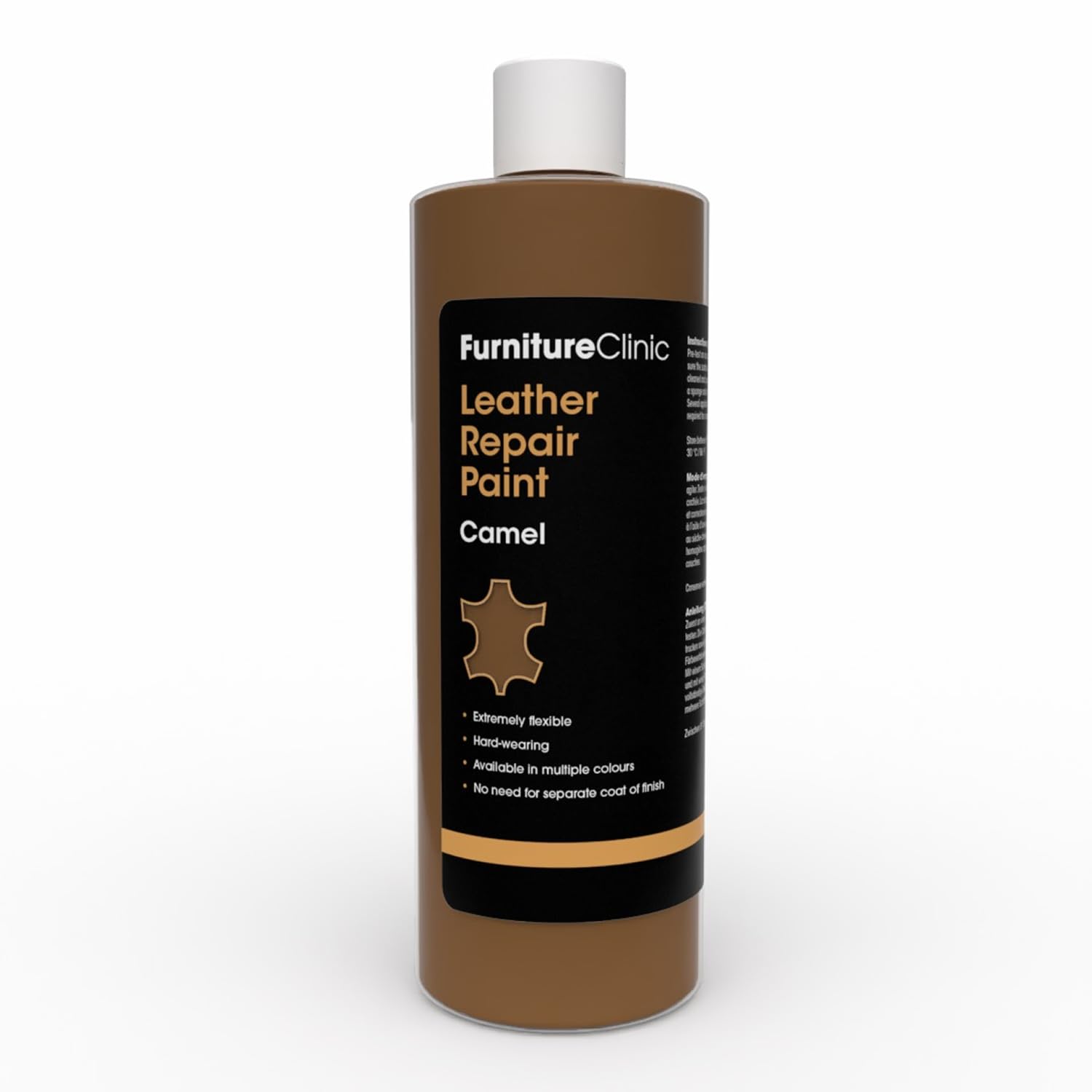 Furniture Clinic Leather Repair Paint, Color and Finish, Camel