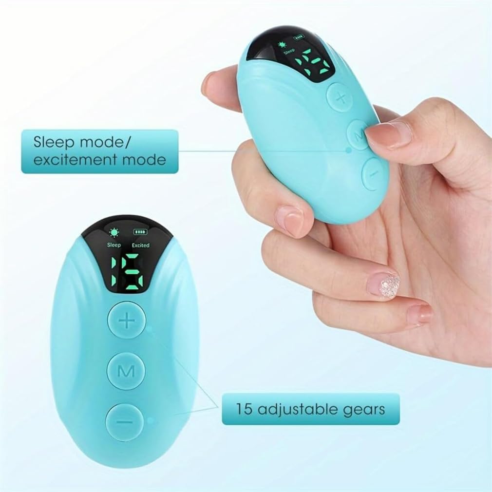 Neurocontrol Dispositivo para Ansiedad,2024 Beste Schlafhilfegerät,Physikalische Schlafmittel,10s Schneller Schlaf Tragbare Handheld Nacht natürliche Schlafhilfegerät für verbesserte Schlaf (Schwarz)