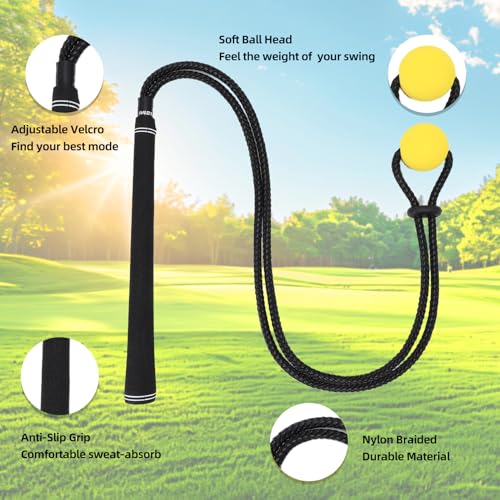 ZEMBSOYA Distance Rope Swing Trainer Improve Swing Speed Rhythm Nylon Accessories Portable Swing Trainer Rope - Image 3