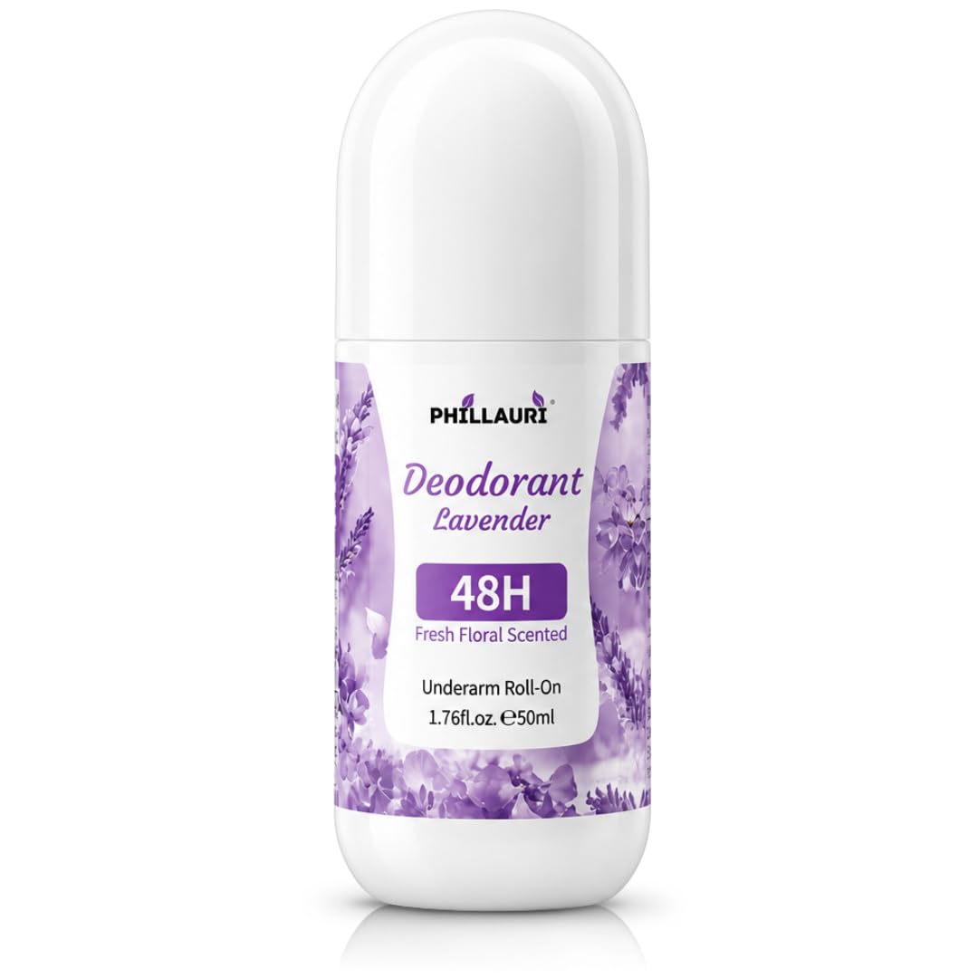 Lavender Deodorant Roll On For Women | Underarm Roll On |Daily Use Underarm Care| Fresh Floral Scented Deodorant | 50ml (Pack 1)-image-1