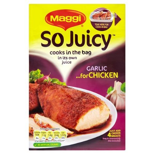 Maggi So Juicy Garlic épices poulet tendreté au four sachet