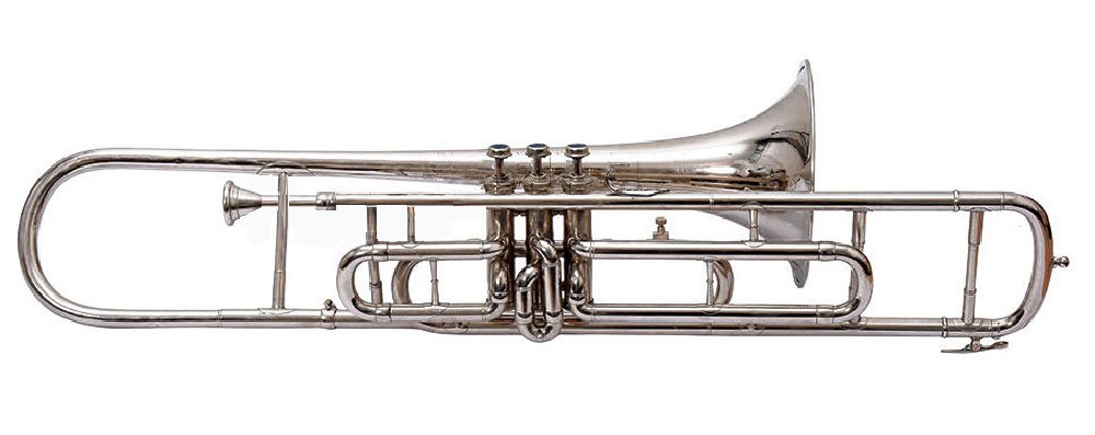 3-piston Ténor Trombone, pour les joueurs de trompette, en SiB, qualité intermédiaire
