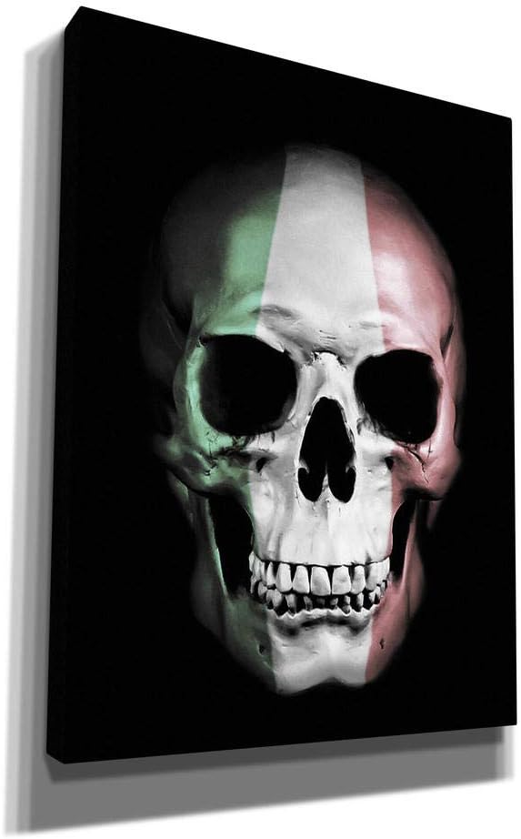 Cortesi Home 'Italian Skull' by Nicklas Gustafsson, Canvas Wall Art, 12"x16"