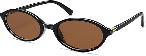 Retro Oval Sunglasses for Women Men Small 90s Trendy Narrow Vintage Fashion Funny Chic Sun Glasses AP3728