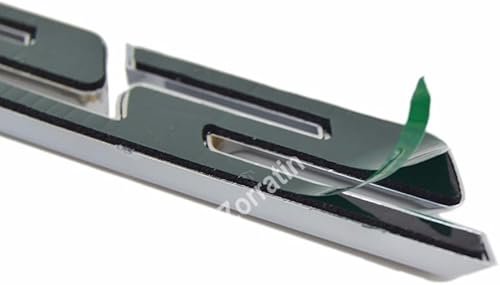 Miniatura 7 de zorratin Calcomanía con emblema SS inclinado, para parrilla lateral de camioneta, para Chevy., Negro