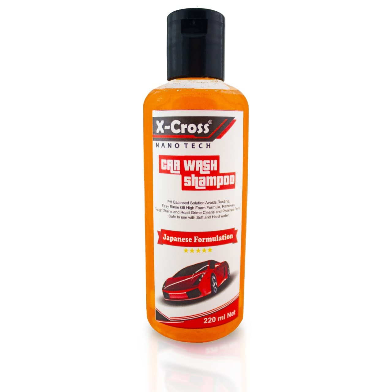 XCROSS NANOTECH CARWASH SHAMPOO WITH CERAMIC PARTICLE COATING 220ml