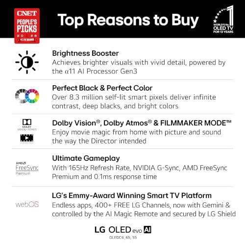 LG C6 OLED evo 65-Inch TV