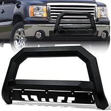 Stehlen 642167832140 Compatible with 2004-2023 Ford F150 / 2003-2017 Expedition / 2003-2014 Lincoln Navigator / 2006-2008 Mark LT Advance Series Angular Bull Bar Guard with Skid Plate - Matte Black