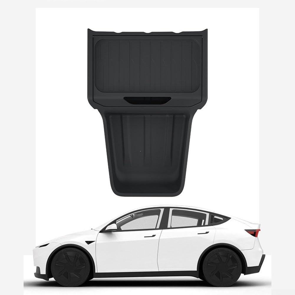 Scatola portaoggetti per auto per il 2025 per TESLA Modello Y Juniper TPE Console Centrale Organizer Accessori interni personalizzati Scomparti dedicati Installazione senza attrezzi