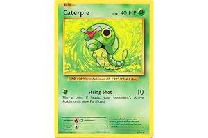 Pokemon Caterpie: A Delightful Encounter at Card Number 3/108 in the XY Evolutions Collection