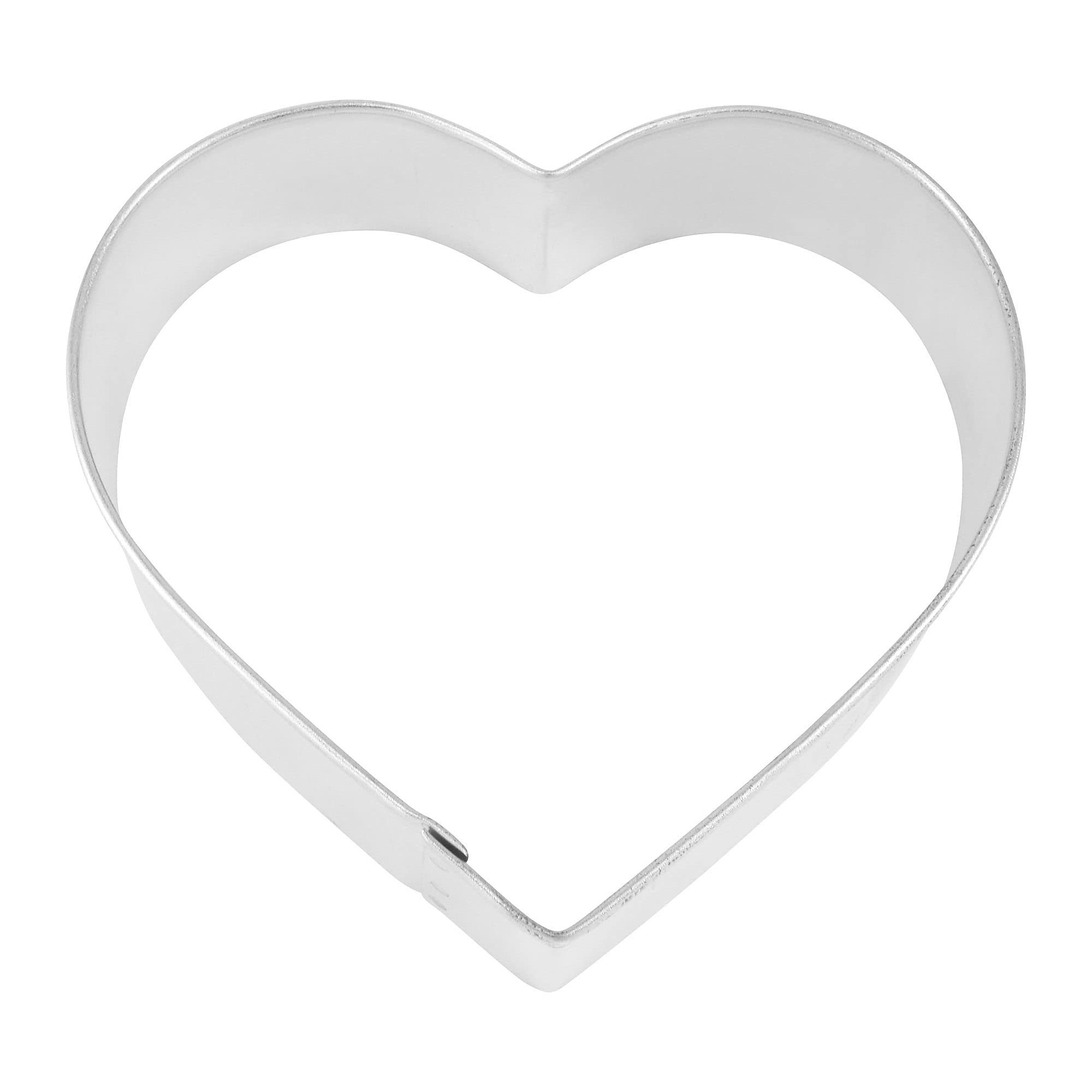 R y M corazón 3,25 "cortador de galletas en Durable, económico, acero tinplated