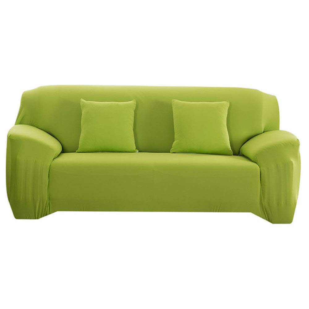 Housse de canapé d'angle extensible en spandex vert clair ultra élastique