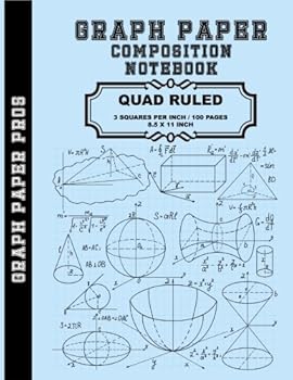 Graph Paper - 3 Squares Per Inch: Quad Ruled / 3 Squares Per Inch / Blank Graphing Paper Notebook