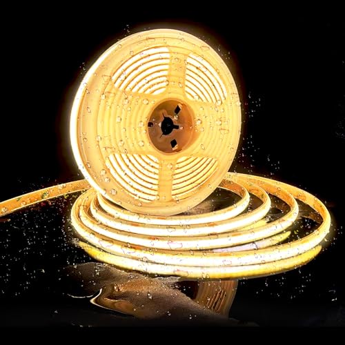 Pandery Outdoor LED Strip Lights,2700K Warm White,24V IP67 LED Strips,32.8FTt/10M,CRI90+ Waterproof...
