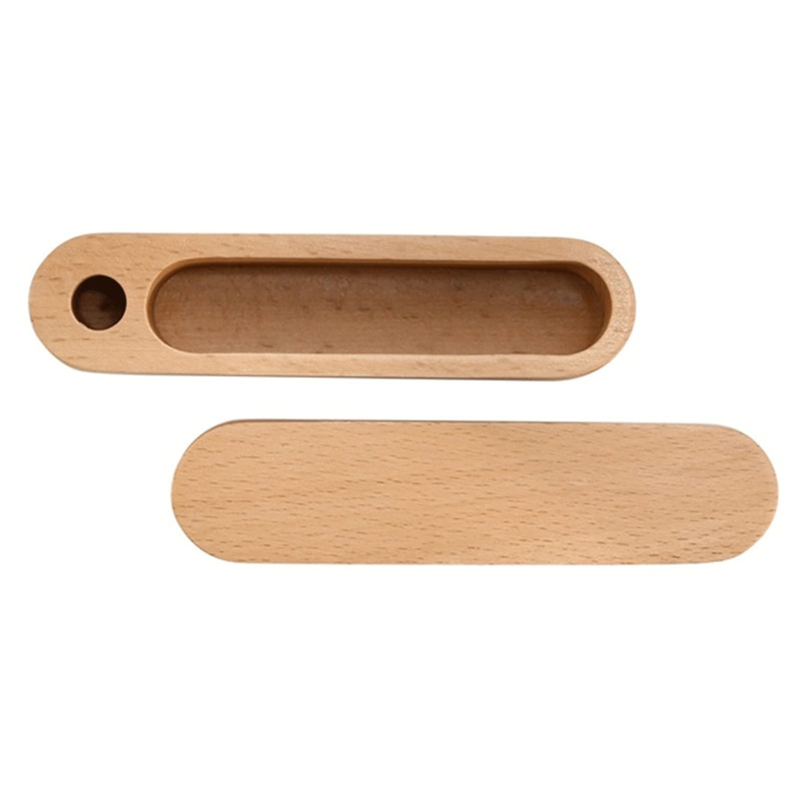 JINGYAN Portapenne Portapenne in legno Forniture per ufficio Accessori da scrivania Porta biglietti visita Organizer(B)