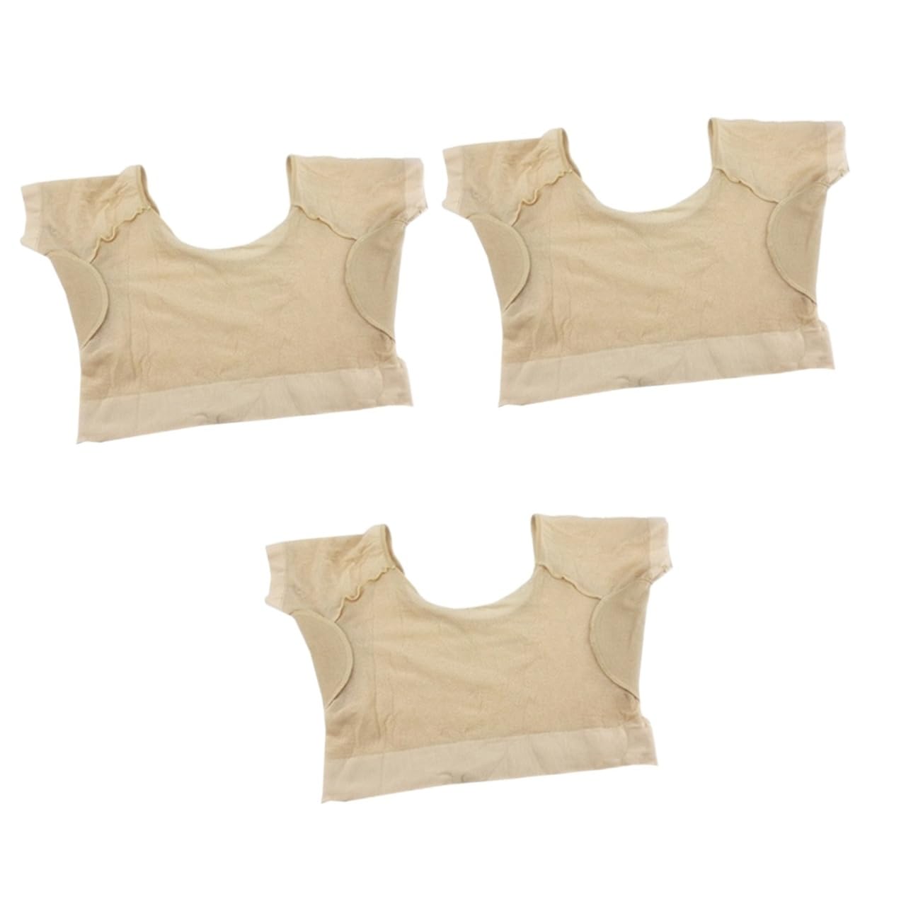 3 pcs Washable Sweat Absorbent Underarm Pads for Women Super Thin Elastic and Comfortable Design for Half Body Complexion Breathable and Skin Friendly Material