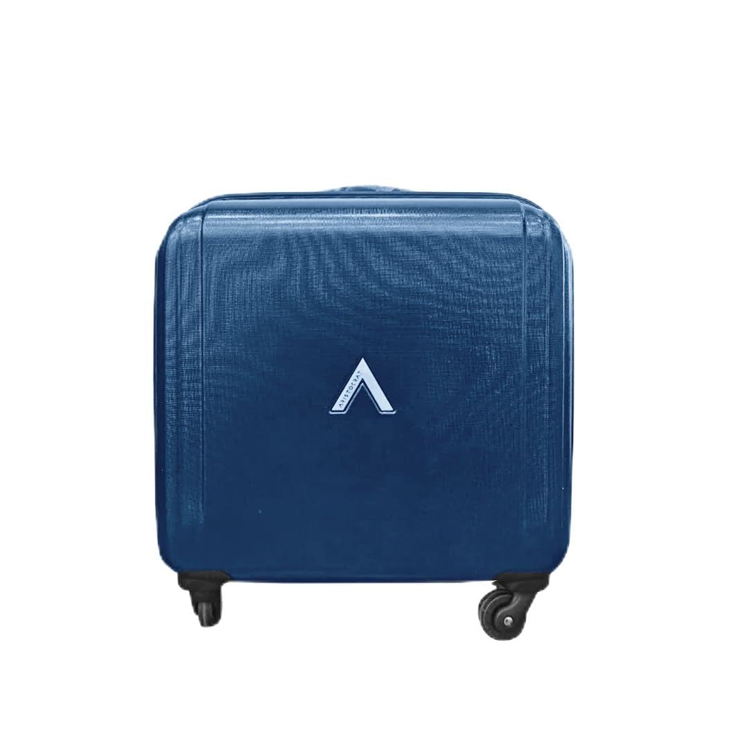 Dynamo Hard-Sided Overnighter Trolley Bag | Cabin Size | 4 Spinner Wheels |Compact Travel Luggage with Number Lock (Blue (MO.Blue))-image-34