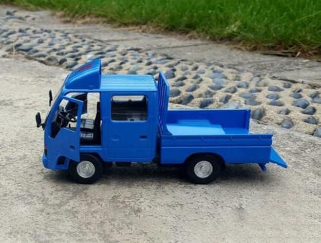 Miniatura 3 de MOOKEENONE 132 Coche de juguete fundido a troquel modelo de vehículo tire hacia atrás luz de sonido para Isuzu NHR Pickup Truck