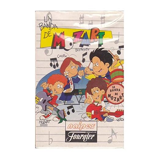 Naipes Heraclio Fournier Juego de Cartas La Banda de Mozart 1995
