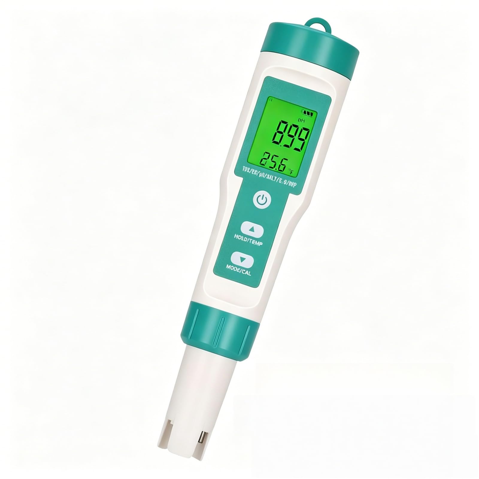 HSRG 7 in 1 Water Quality Tester Pen, PH TDS EC Salinity Specific Gravity ORP Temp Meter, Backlit Digital Water Detector for Aquarium Pool Aquaculture Lab