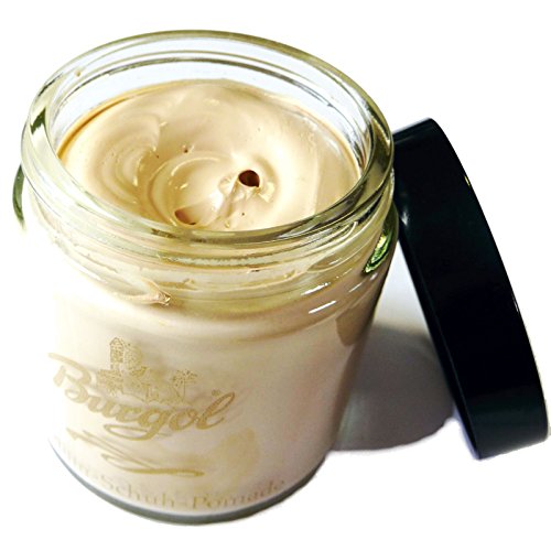 Burgol Pomade - Versorgt Leder mit Nährstoffen. Mischemulsionscreme. In verschiedenen Farben erhältlich.