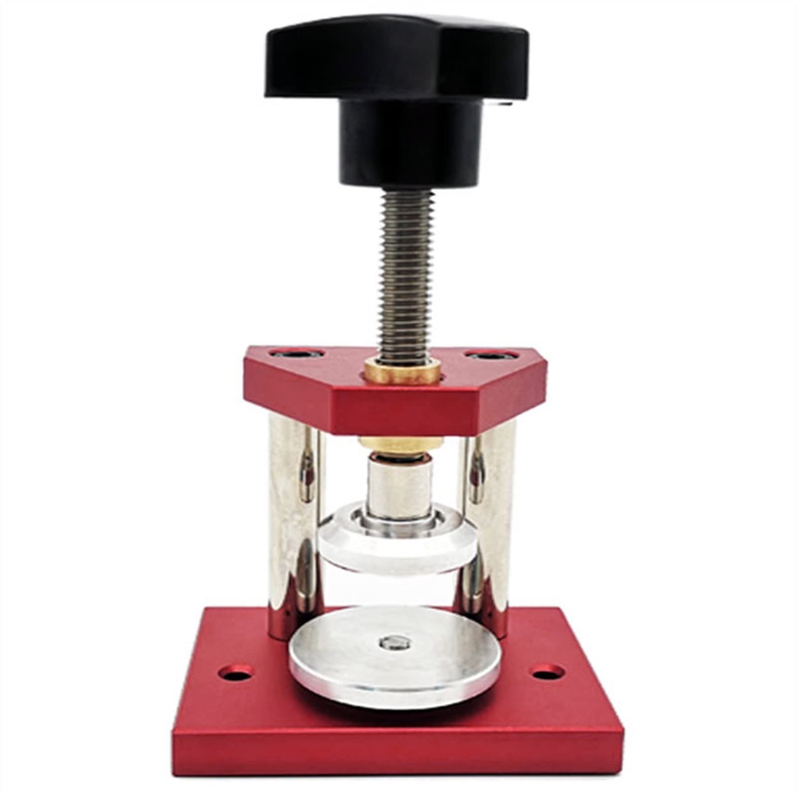 Herramienta de prensado de Cajas Medianas y Pesadas con 12 moldes de Nailon para reparación de Relojes Kit de Herramientas de reparación de Relojes