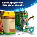 LEGO Disney Amusement sur l'île de Moana - Jouet de construction ensemble de jeu pour enfants, filles et garçons, 5+ - avec 2 micro-poupées Disney et figurine animale Pua - Idée de cadeau pour les anniversaires - 43260